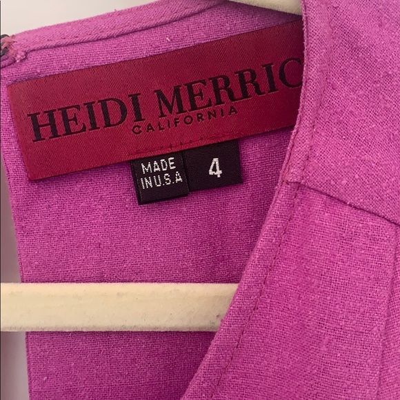 Heidi Merrick Brooke Dress Sz 4 - Picture 5 of 10